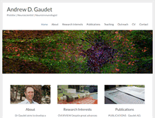 Tablet Screenshot of andrew-gaudet.com